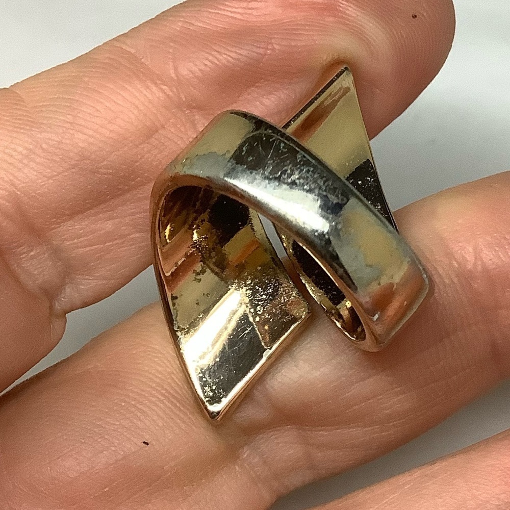 Gold-Tone wrap Ring - Picture 3 of 4